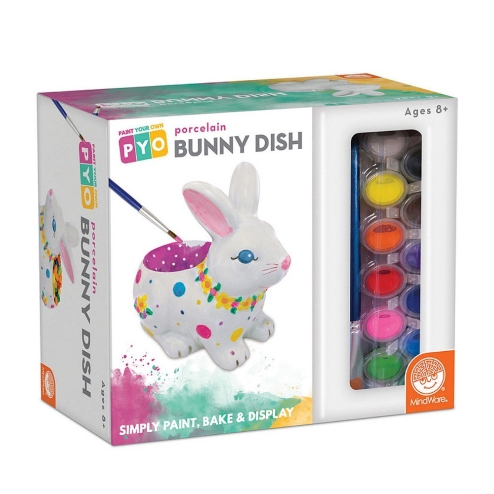 Paint Your Own Porcelain Bunny Dish